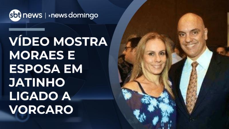 Vídeo mostra Moraes e esposa em jato de Vorcaro, 